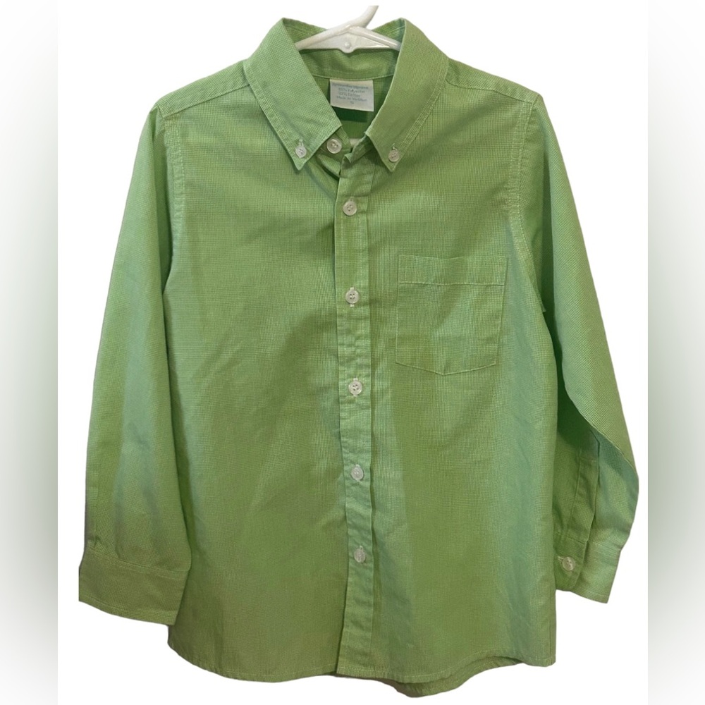 Remember Nguyen Arthur Brother Button Down Shirt-Green Gingham, 5